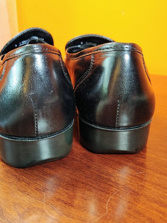 Florsheim Riva Moc Toe Bit Loafer | Black Kidskin Leather | Size 9 D main image 6